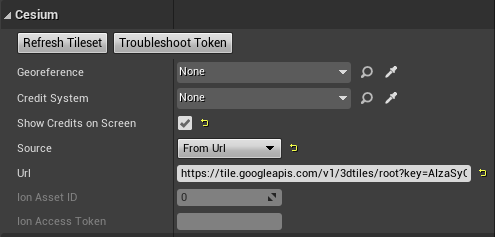 How to enable attributions for Cesium for
Unreal
