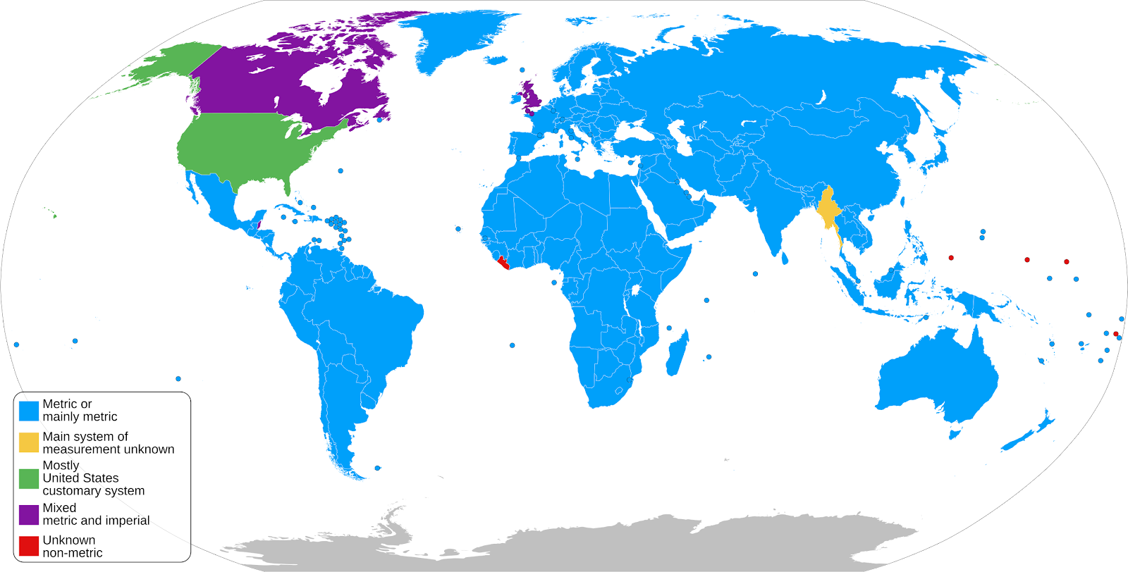 Sistema de unidades del mundo