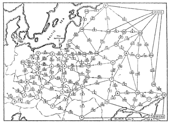 un mapa de redes ferroviaria