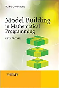 「数学的プログラミングのモデル構築」の表紙