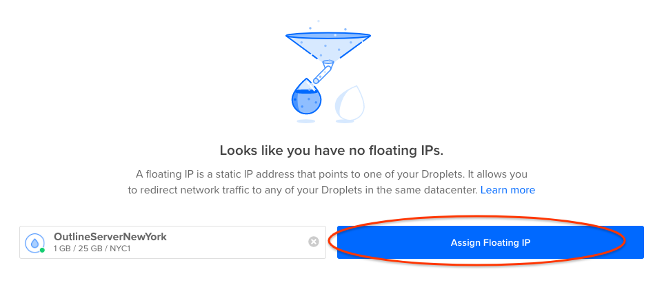 分配浮动 IP