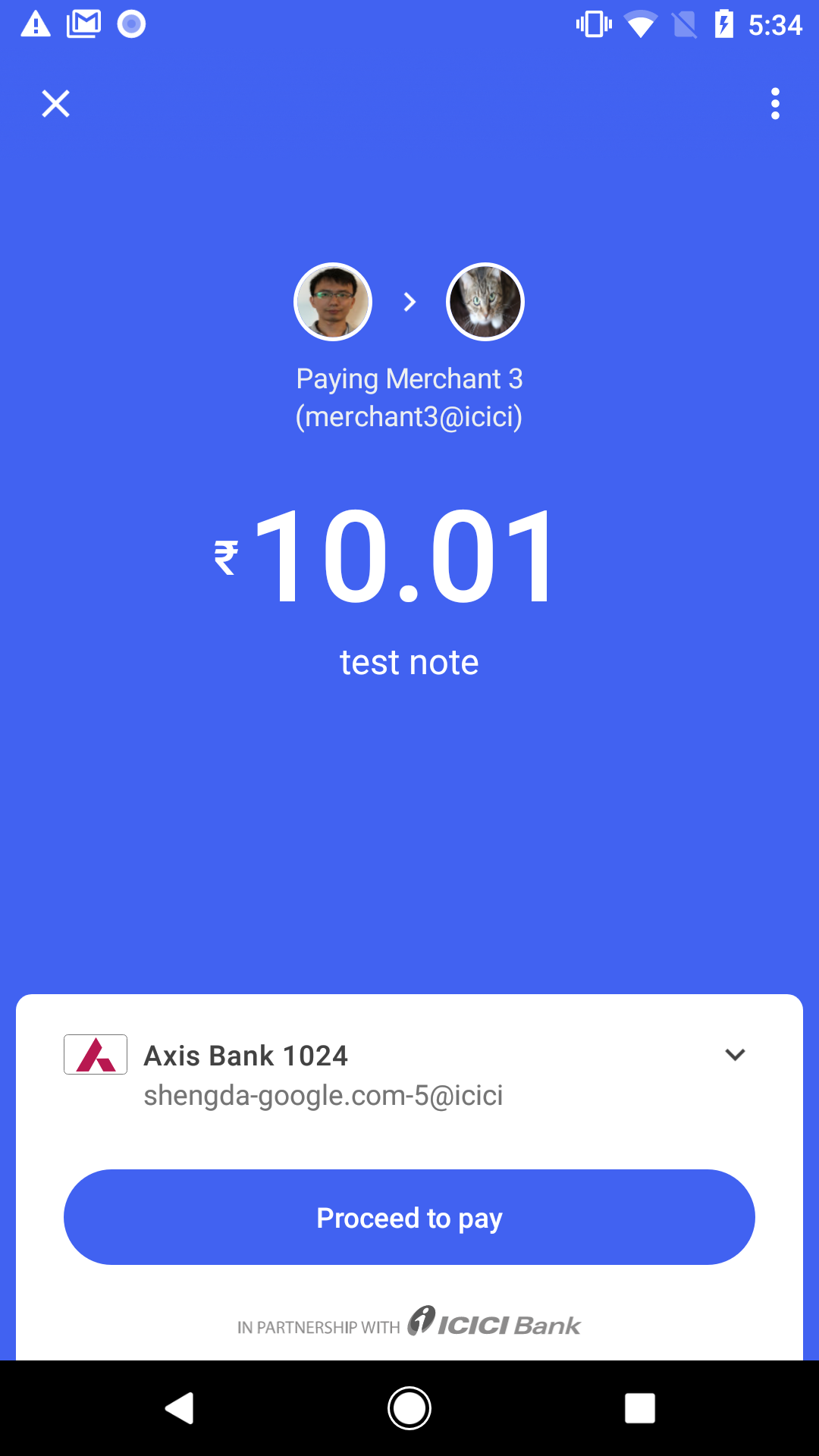 Pay with Google Pay