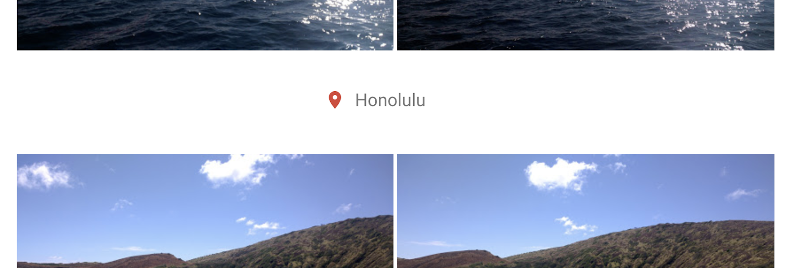 Screenshot of a location enrichment shown in
Google Photos