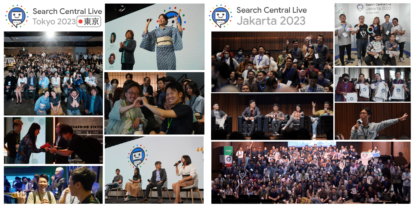 Search Central Live Tokio und Jakarta 2023