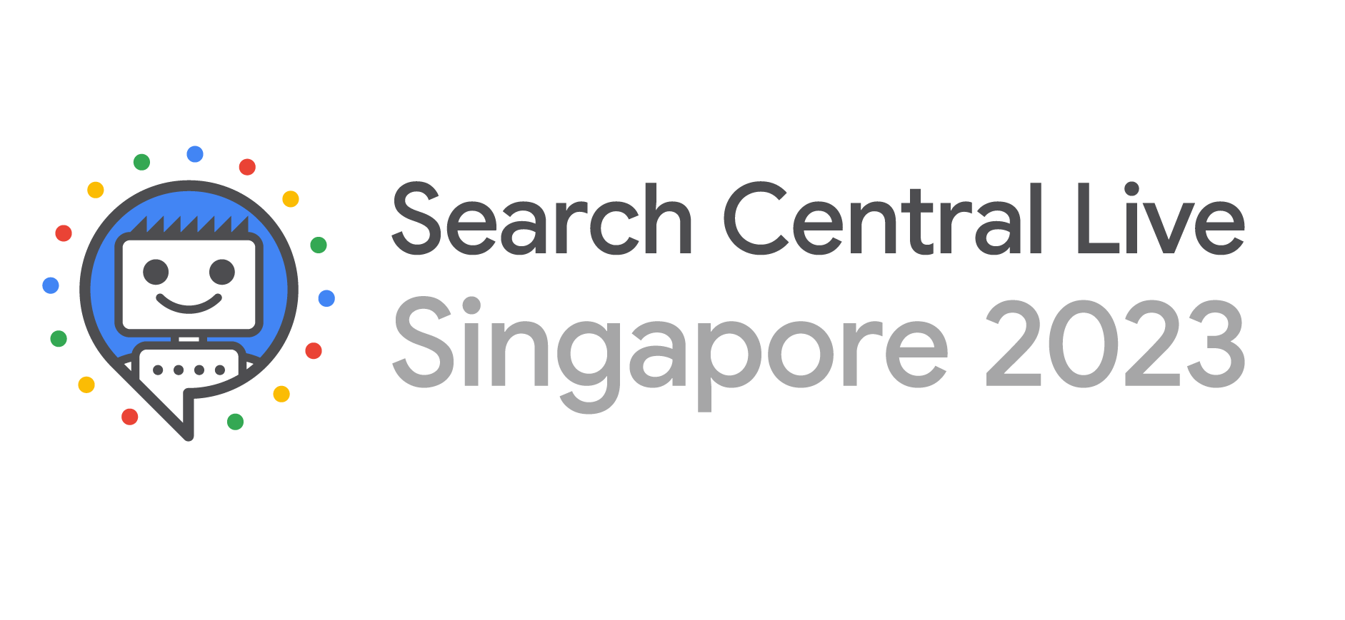 Logotipo da Search Central Live 2023 em Singapura