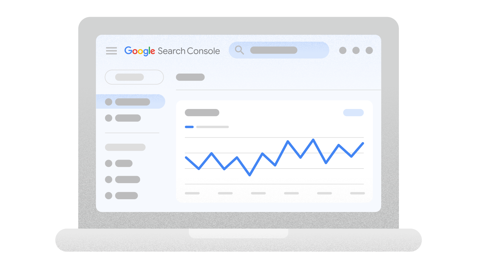 الصفحة الرئيسية في Search Console