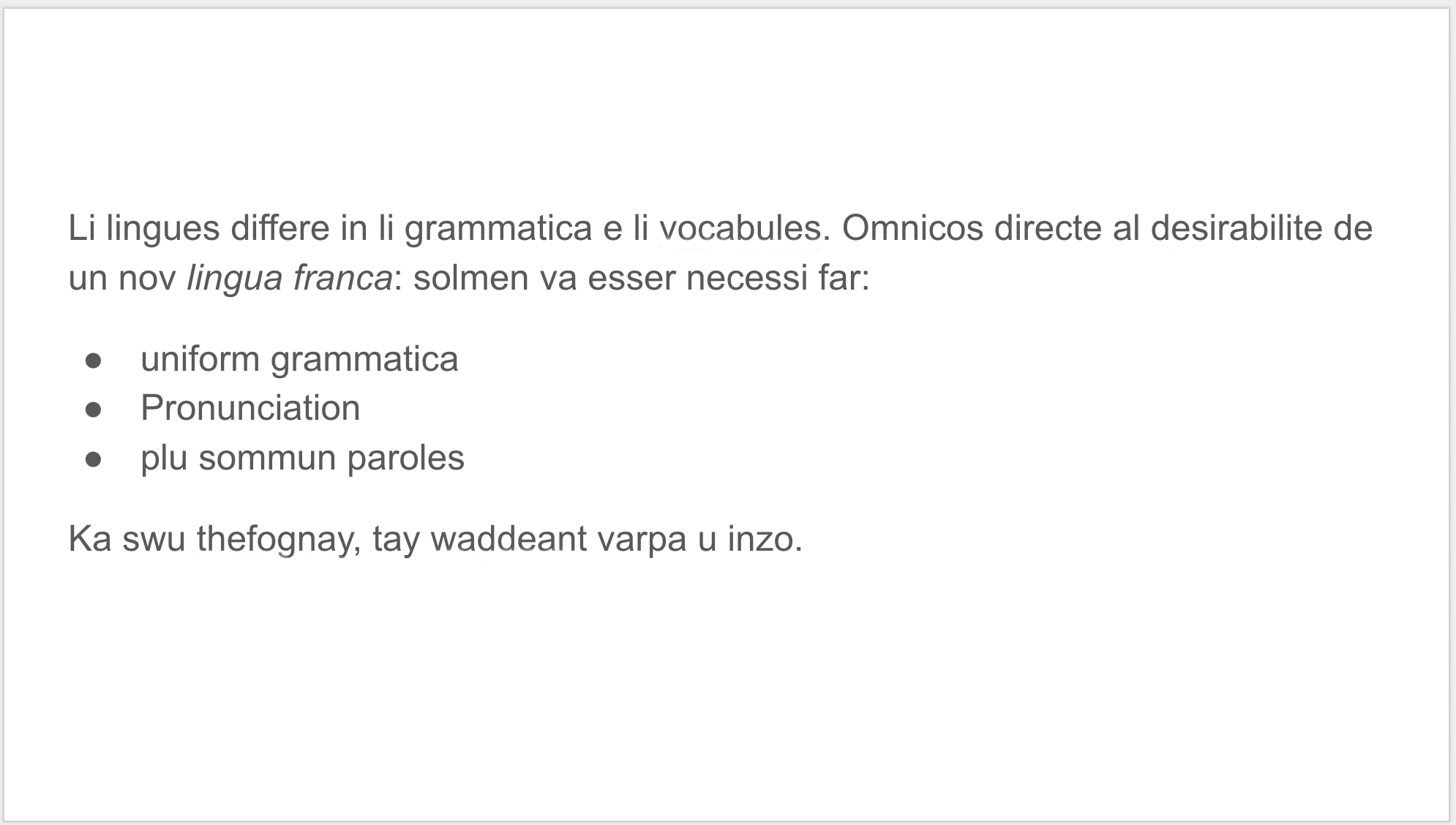 一张简单幻灯片的屏幕截图