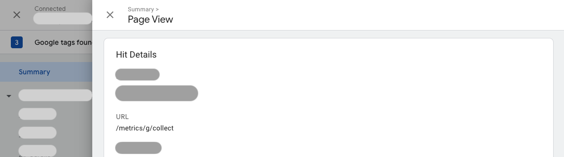 설정을 확인하는 스크린샷