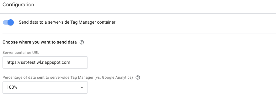 صورة تعرض صفحة &quot;الإعدادات&quot; في &quot;إحصاءات Google‏ 4&quot;
