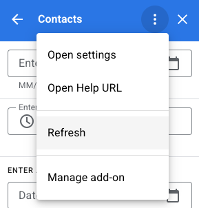 Sidebar Add-on Google Workspace