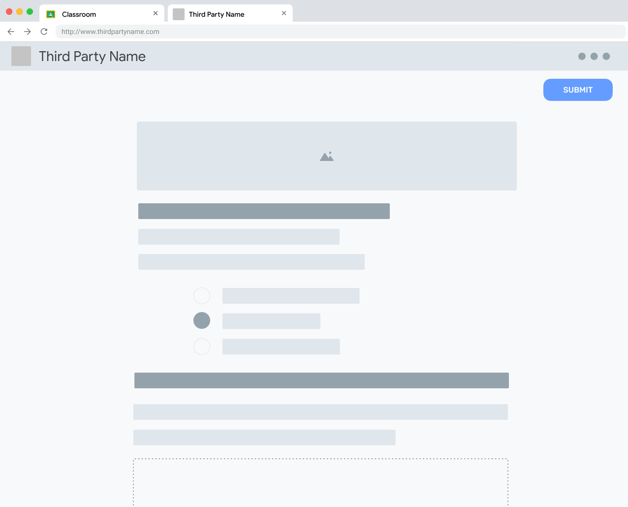 শ্রেণীকক্ষের বাইরে একটি কার্যকলাপের ছাত্রদের দৃশ্য